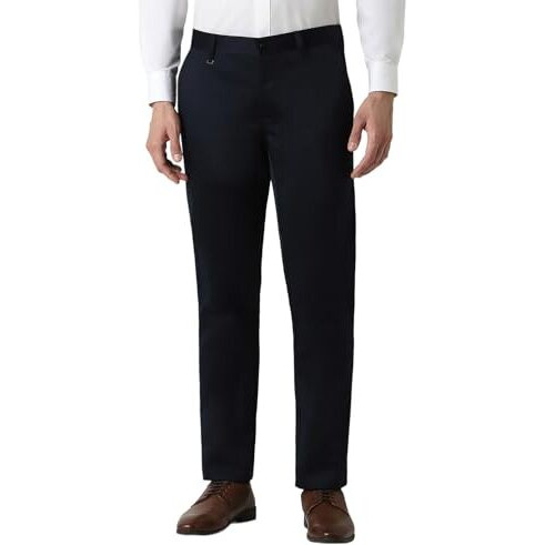 Van Heusen Men's Slim Pants (Vhtffslb746996_Dark Khaki
