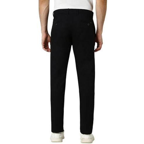 Van Heusen Men's Slim Pants (Vstfuslfn55934_Black