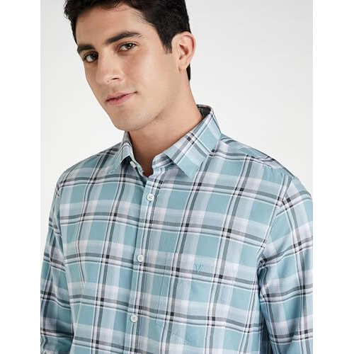 Van Heusen Men's Slim Fit Shirt (Vssfuslff05511_White