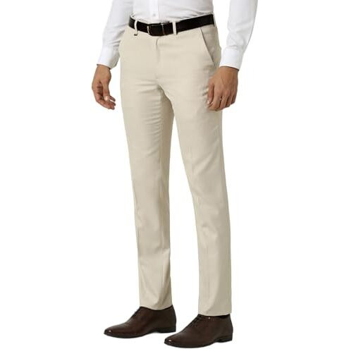 Van Heusen Men's Slim Work Utility Pants (Vhtffslbv70143_Cream