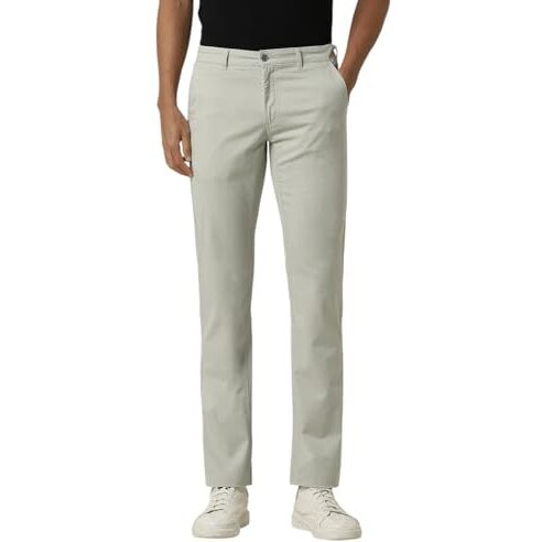 Van Heusen Men's Slim Pants (Vstfuslfg73133_Light Olive_32)
