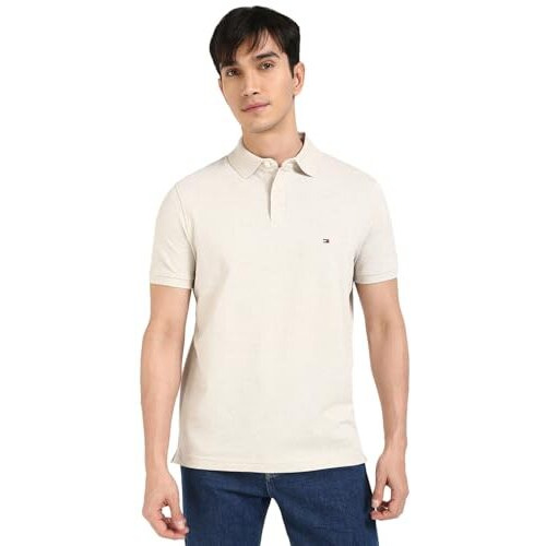 Tommy Hilfiger Mens Off White Color T-Shirt (Xl)