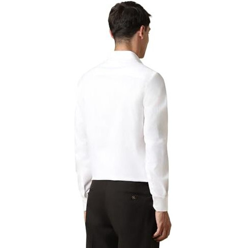 Allen Solly Men's Slim Fit Shirt (Assfssppi92858_White