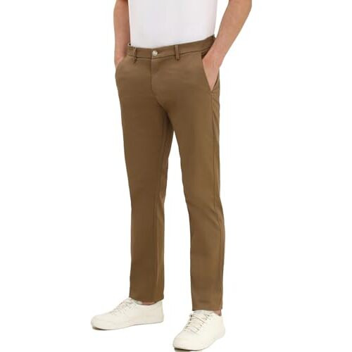 Allen Solly Men's Slim Casual Pants (Astfqsrfy51956_Brown