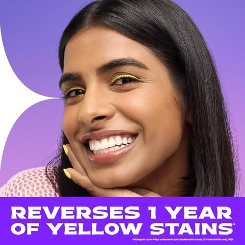 Closeup White Now Purple Color Corrector Toothpaste For Teeth Whitening | Reverses 1 Year Of Yellow Stains To Whiten Teeth| Enamel Safe & For Daily Use  100G