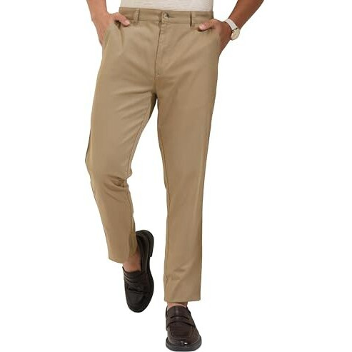 Highlander Men's Tapered Pants (Phtr000177_Khaki_M)