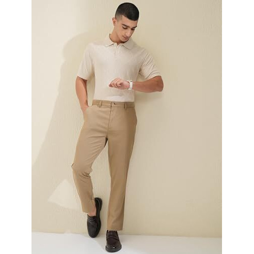 Highlander Men's Tapered Pants (Phtr000177_Khaki_M)