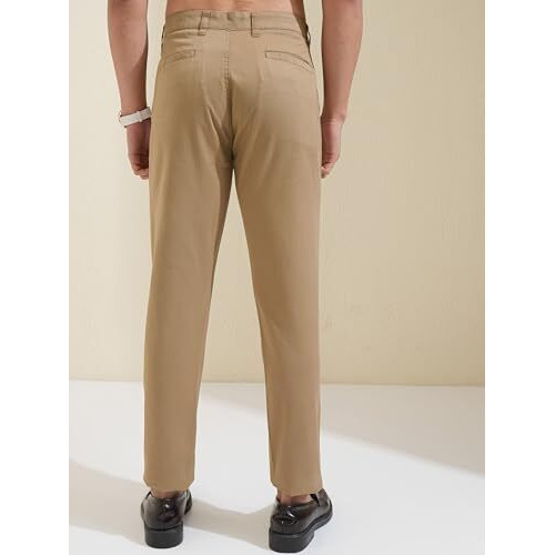 Highlander Men's Tapered Pants (Phtr000177_Khaki_M)