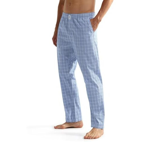 U.S. Polo Assn. Mens All Over Check Oelp5 Lounge Track Pants - Pack Of 1 (White Blue Navy S)