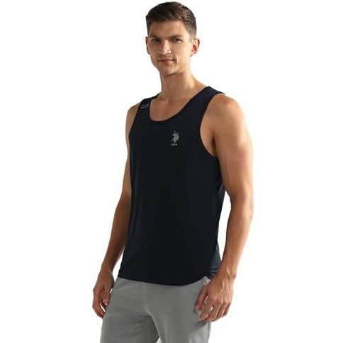 U.S. Polo Assn. Men's Solid Regular Fit Vest (Oev04-Pl_Navy