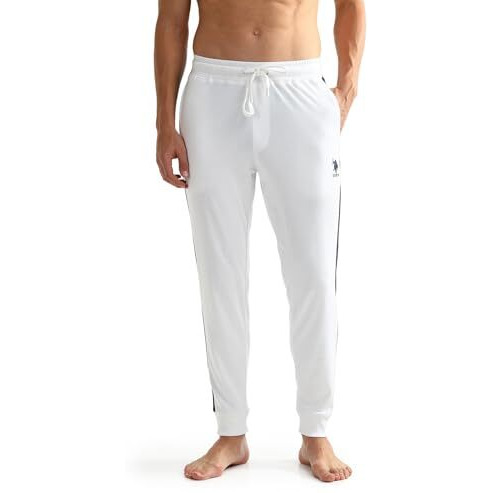 U.S. Polo Assn. Mens Solid Oj004 Lounge Joggers - Pack Of 1 (White Xl)