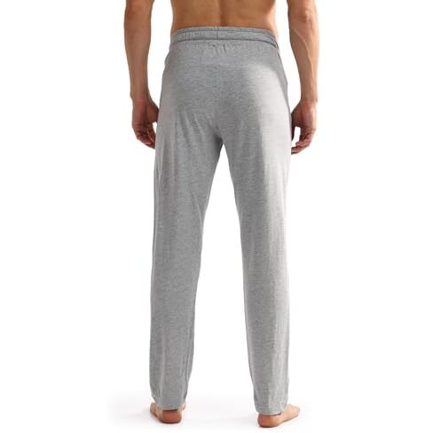 U.S. Polo Assn. Mens Mid Rise Solid Or002 Lounge Track Pants - Pack Of 1 (Grey Melange Xl)