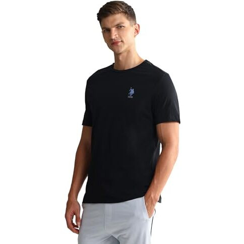 U.S. Polo Assn. Men's Regular Fit T-Shirt (I633-P2_Olive-Black