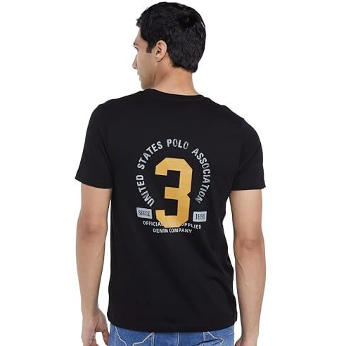 U.S. Polo Assn. Men's Relaxed Fit T-Shirt (Udtshs1044_Black