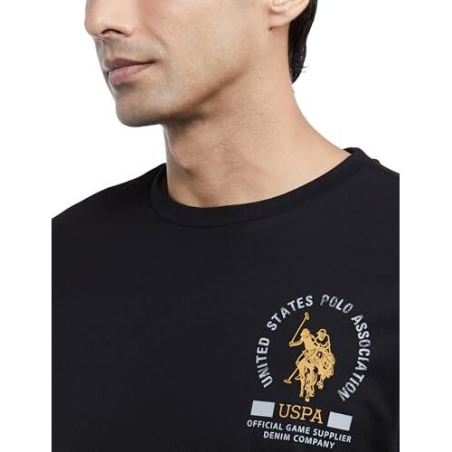 U.S. Polo Assn. Men's Relaxed Fit T-Shirt (Udtshs1044_Black