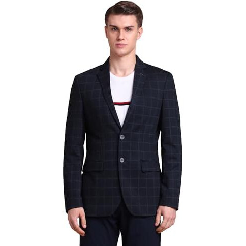Arrow Men's Classic Casual Blazer (Aradobz0013_Dark Blue