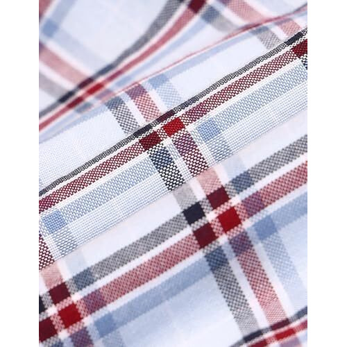 U.S. Polo Assn. Men's Checkered Tailored Fit Shirt (Usshtfx0625_Brown