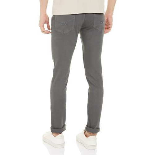 U.S. Polo Assn. Men's Slim Mid Rise Jeans (Udjeno2027_Aqua Green, 34