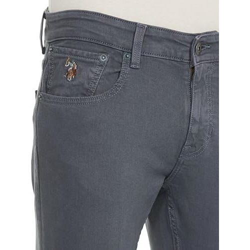 U.S. Polo Assn. Men's Skinny Jeans (Udjeno2035_Aqua Green