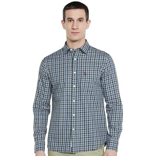 U.S.Polo Assn. Men's Regular Fit Shirt (Usshto3455_Green