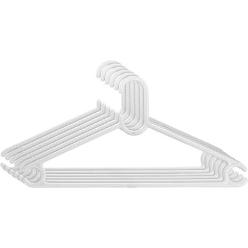 Nayasa Set Of 6 Hangers | Cloth Hanger | Dress Hangers | White