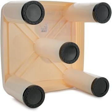 Nayasa Plastic Strong No 515 Stool (30 Cm X30 Cm X19 Cm, Ivory)