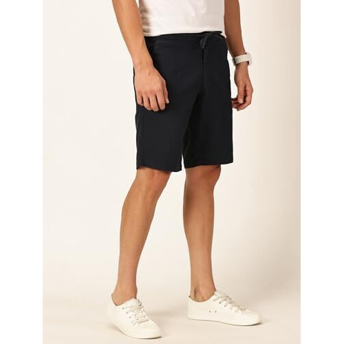 Thomas Scott Men's Regular Shorts (Ccbs028,Navy)