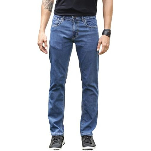 Thomas Scott Mens Mid Rise Clean Look Slim Fit Jeans (Tsj226_Mblue, 30)