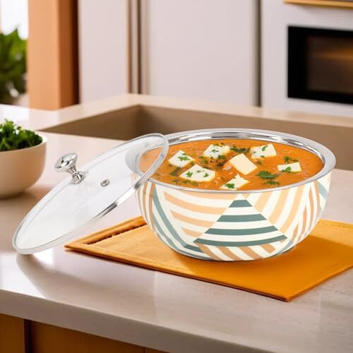 The Better Home Stainless Steel Insulated Casserole For Roti (1.5L) | Hot Boxes For Kitchen | Serving Bowl Set | Kitchen Gift Items | Roti Storage Box | Chapati Box | Housewarming Gifts (Design 3)