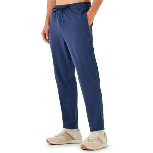 Boldfit Track Pants For Man Everyday Casual Track Lower For Man & Boys Summer Track Pants For Men Multipurpose Casual Track Pant All Day Wear Lowers Mid Training Pants Relaxed Fit Trousers Navy Xl