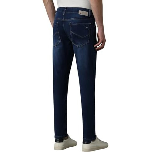 Louis Philippe Men's Regular Jeans (Lrdncctpf61397_Blue, Mid Rise, 32