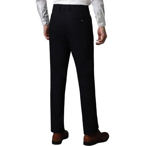 Louis Philippe Men's Slim Pants (Lptfmslbo44233_Navy