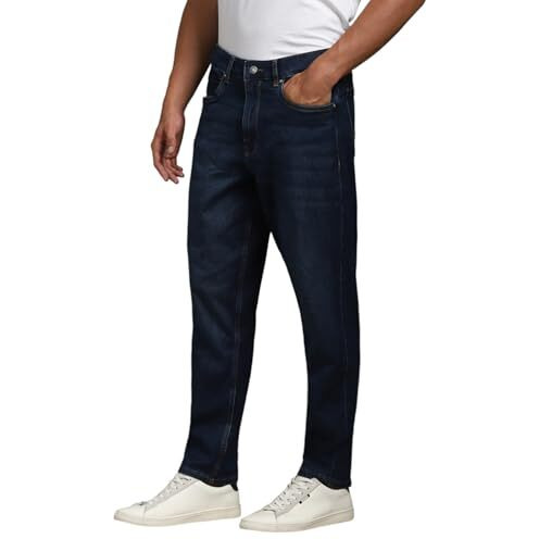 Louis Philippe Men's Slim Jeans (Lrdnclcpx95378_Navy