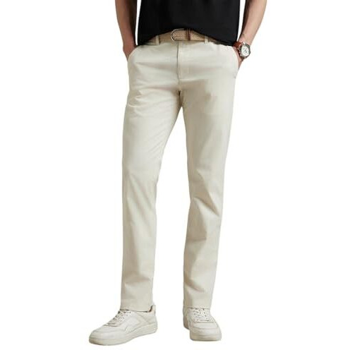Louis Philippe Men's Slim Casual Pants (Lytfcslpe01436_White
