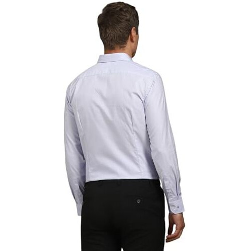 Louis Philippe Men's Regular Fit Shirt (Lpsfmslpv21534_Lilac