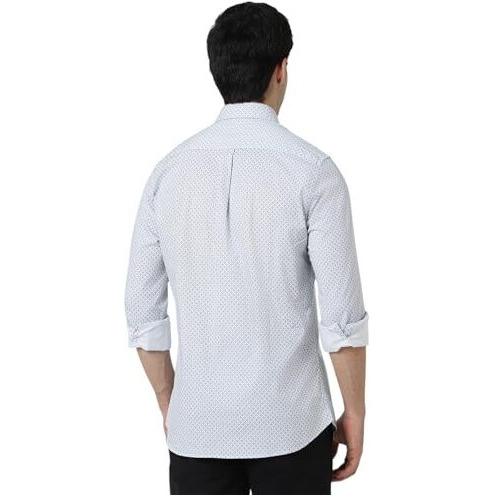 Van Heusen Men's Slim Fit Shirt (Vssfuslfd61552_White