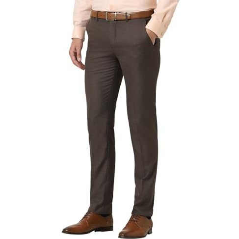 Van Heusen Men's Slim Work Utility Pants (Vhtffslbx13075_Brown