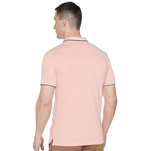 Allen Solly Men's Regular Fit T-Shirt (Askpqrgfx19521_Pink