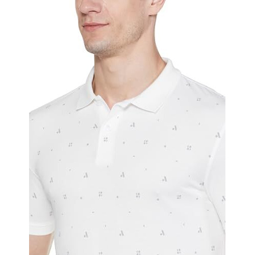 Allen Solly Men's Regular Fit T-Shirt (Askpqrgf482752_Cream