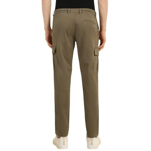Allen Solly Men's Slim Casual Pants (Altfamofb33534_Brown
