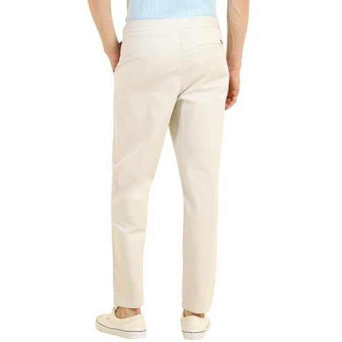 Allen Solly Men's Regular Casual Pants (Altfacmfi75841_White