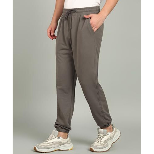Alan Jones Clothing Regular Fit Joggers Track Pant (Dark Beige_Xl)
