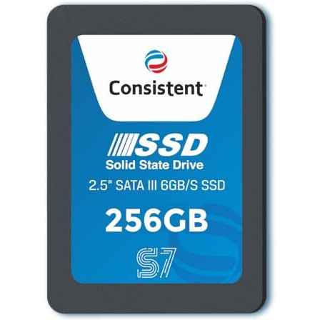 Consistent 2.5" 256Gb Ssd With Sata Iii Interface, 6Gb/S Read/Write Speed Upto - 552/500 Mb/S, 5 Years Warranty