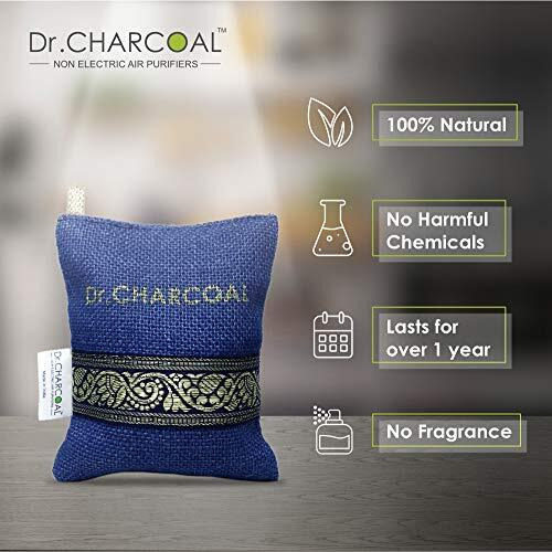 Dr. Charcoal Car Air Purifier, Lasts 1 Year, Removes Bad Smell And Moisture, Can Also Be Used In Bathrooms And Kitchen, 200G