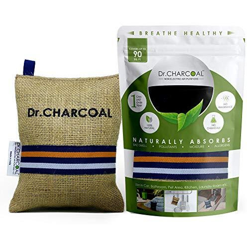 Dr. Charcoal Car Air Purifier For Cars, Activated Charcoal, Non-Electric - 200G Modish Khaki - 200G Modish Khaki