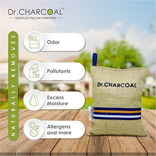 Dr. Charcoal Car Air Purifier For Cars, Activated Charcoal, Non-Electric - 200G Modish Khaki - 200G Modish Khaki