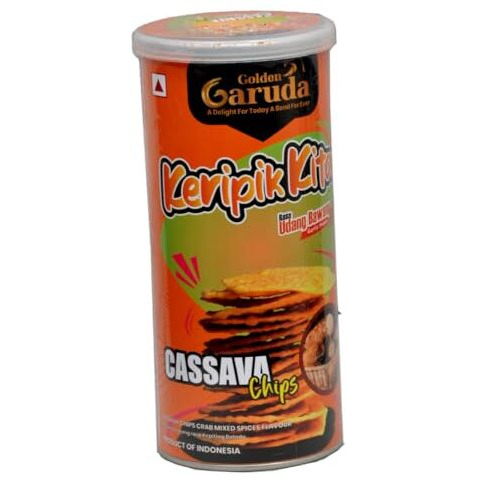 Delicious Imported Cassava Garlic Prawn Non-Veg Chips