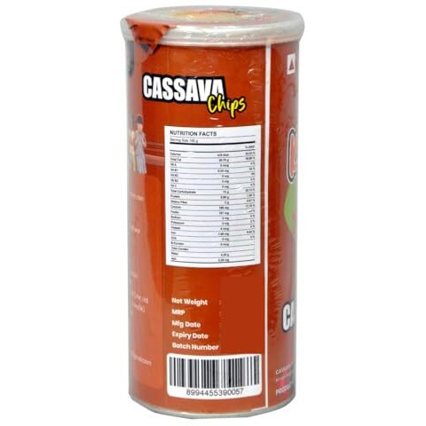 Delicious Imported Cassava Garlic Prawn Non-Veg Chips