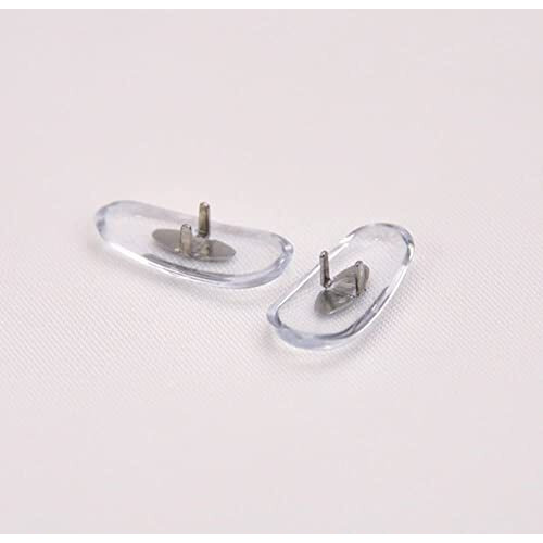 Bhavya Optic 1 Pair Replacement Clip-On Nose Pads For Aviator Clip-On Mount Type Nose Pads Eyewear Frame Sunglasses Spectacle With Cleaning Cloth