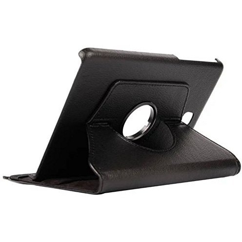Eleqzun 360 Degree Rotate Flip Cover Compatible For Galaxy Tab A Sm-T350 / T355 (8" Inch) (2015) (Black)